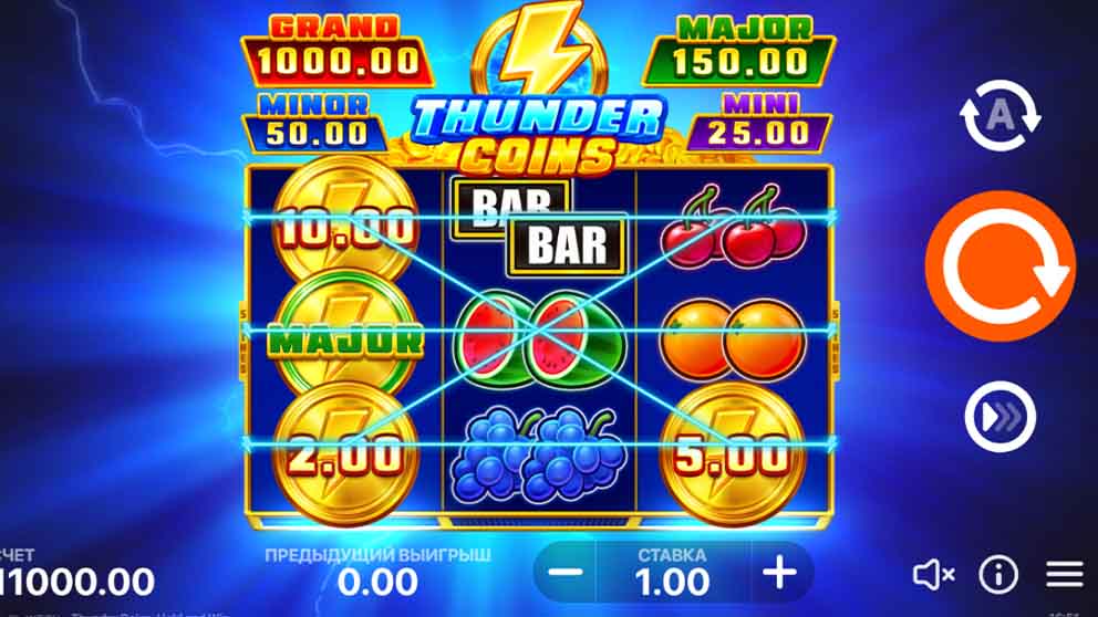 Thunder Coins Hold And Win 2